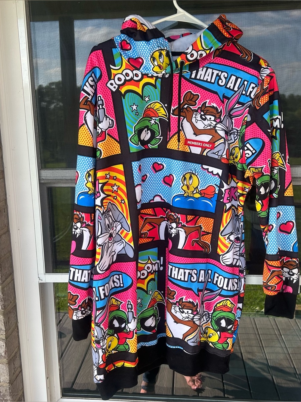 Members Only x Warner Bros. Looney Tunes Pop-Art Hoodie